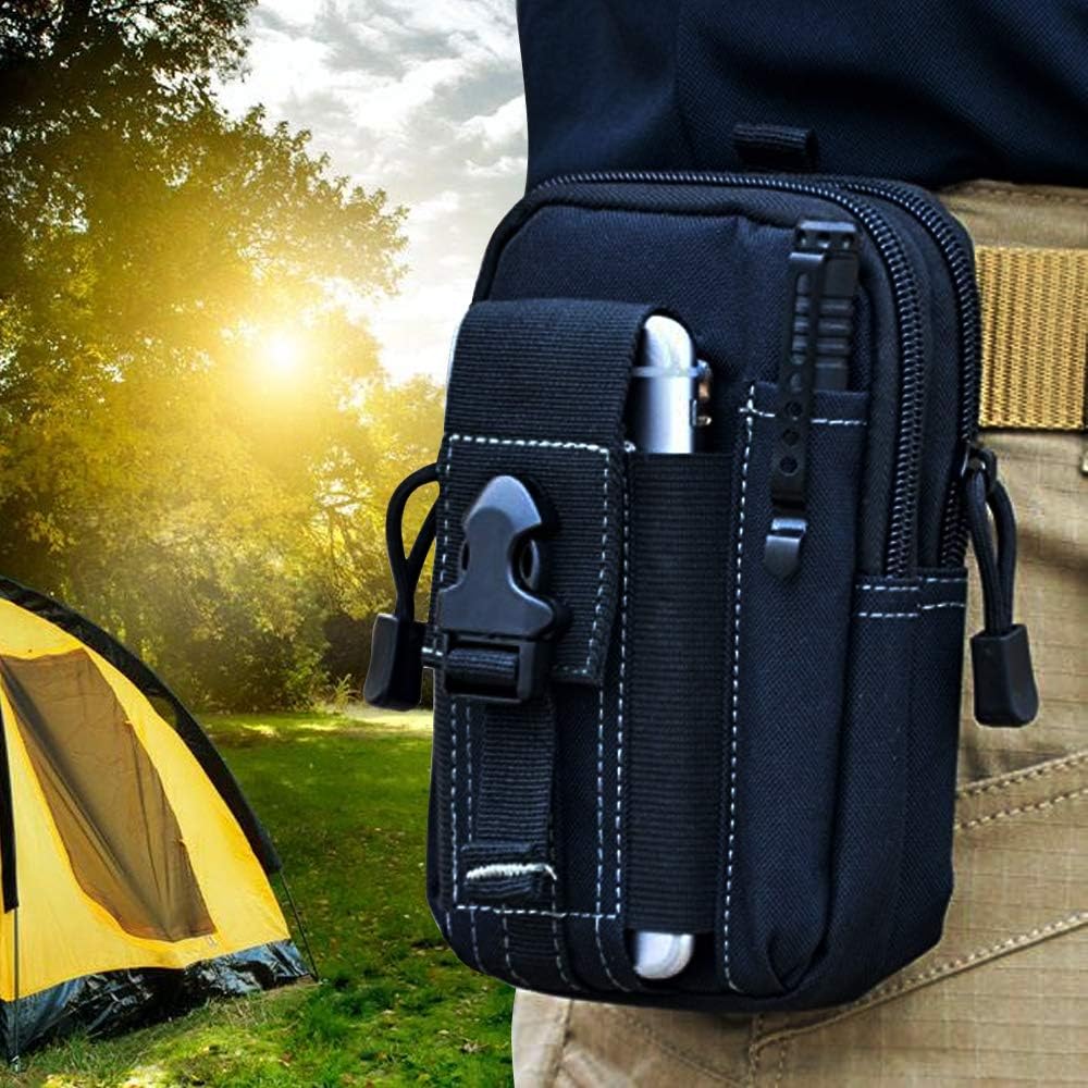 Outdoor Camping Backpack - Pochette tactique Molle pour ceinture, sac