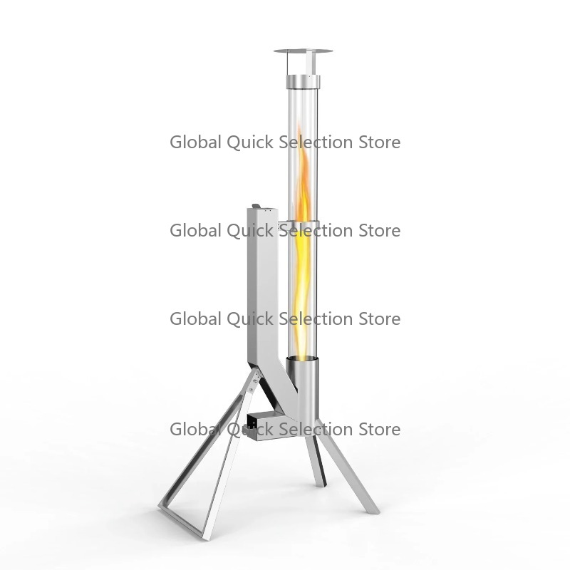 Outdoor Camping Stove - Poêle à granulés extérieur en acier