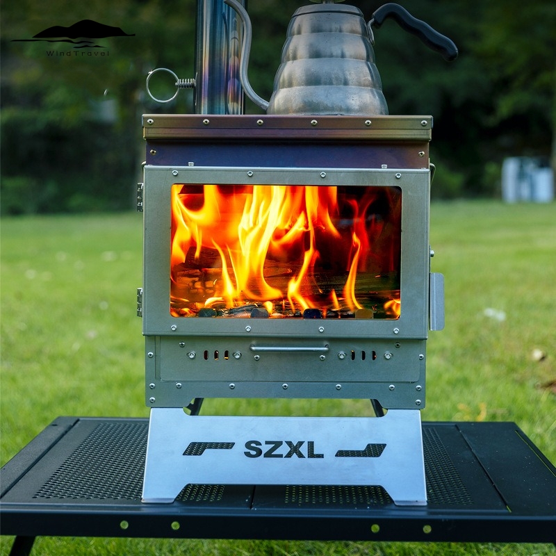 Outdoor Camping Oven - Poêle à bois, foyer à bois,