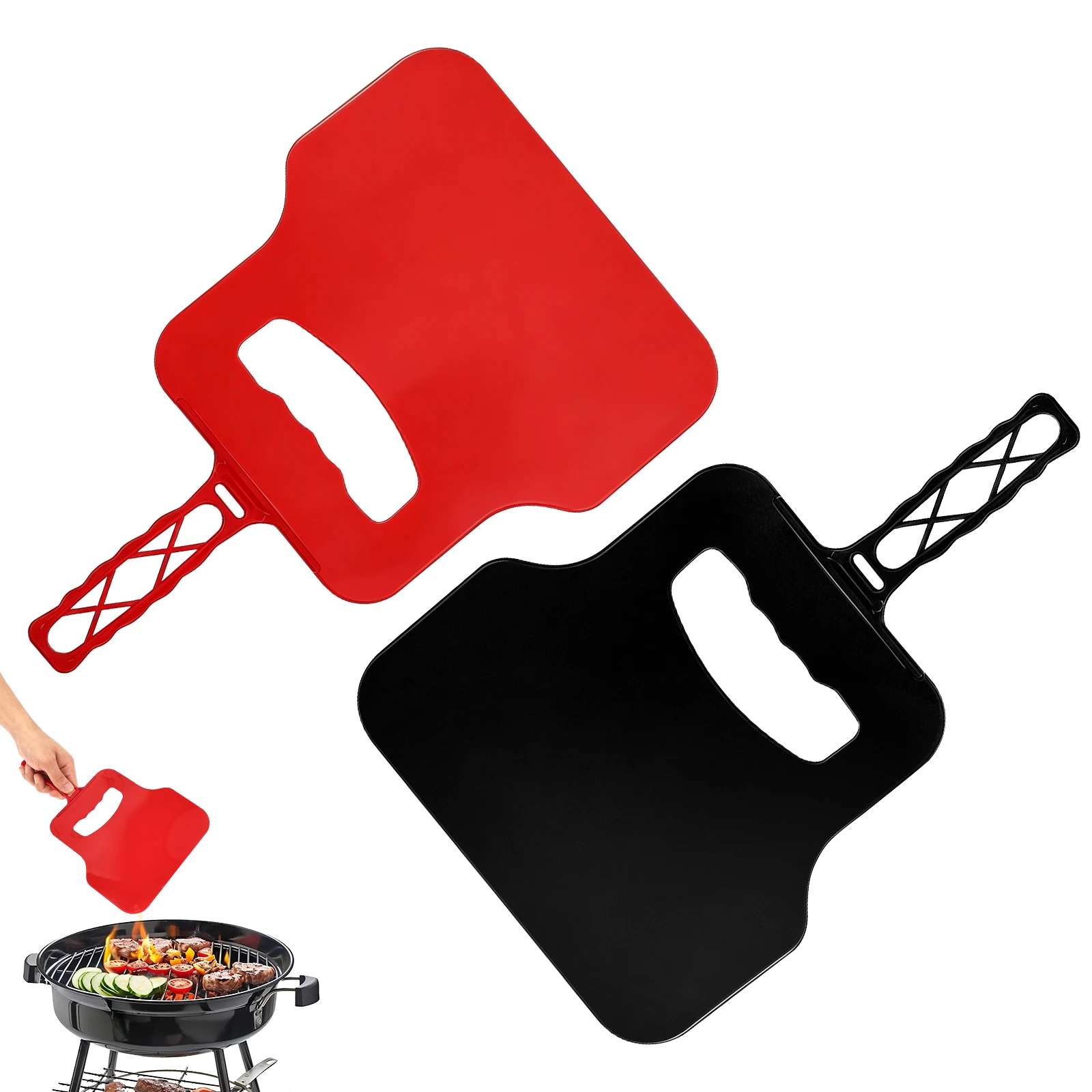 Outdoor Camping Burner - Ventilateur manuel en plastique, outil de