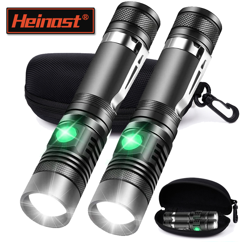Outdoor Camping Items - Lampe de poche portative T6 Rechargeable,