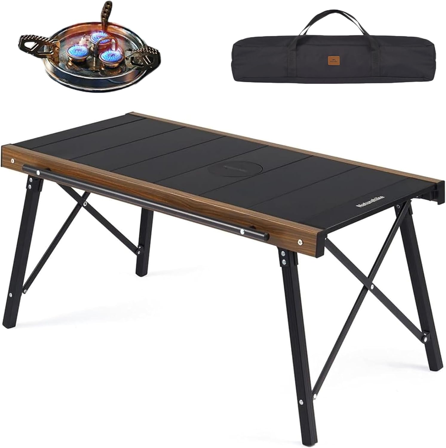 Outdoor Camping Kitchen Setup - Table de camping pliable IGT, légère
