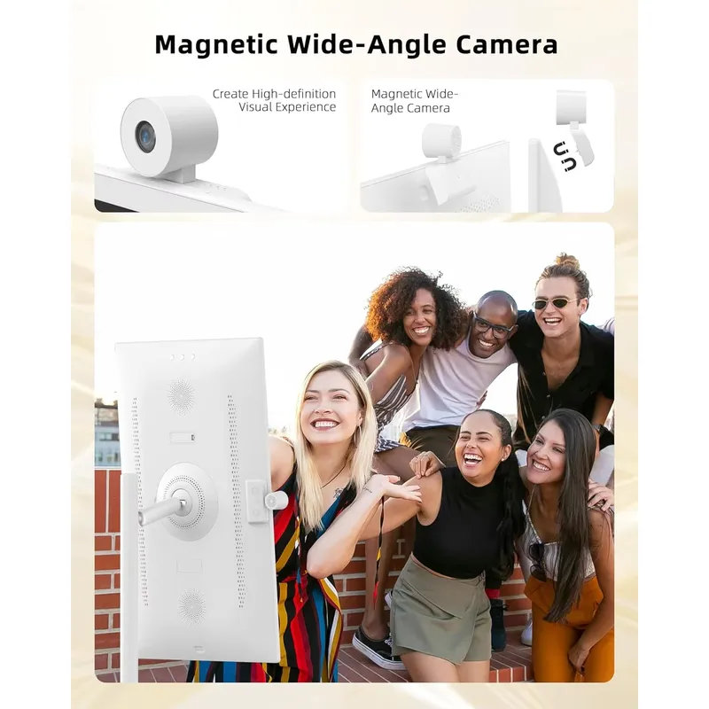 Outdoor Camping Tv - Téléviseur portable intelligent de 24 pouces,