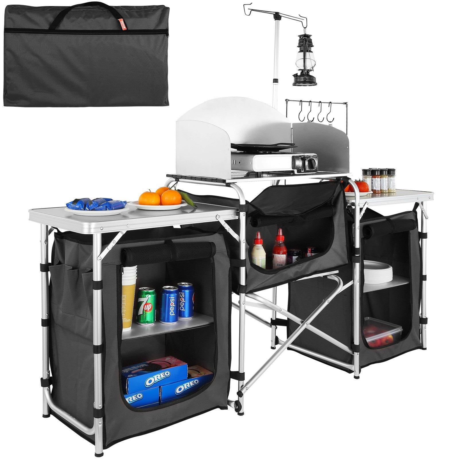 Outdoor Camping Kitchen Setup - 【Cadeaux pour la Fête des Pères】Station