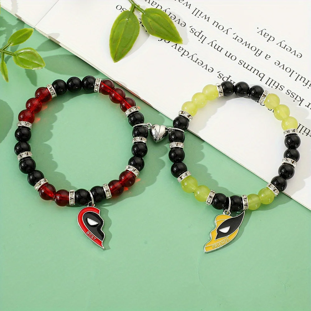 Paracord Bracelet - Bracelets d'amitié Deadpool, Meilleur ami BFF,