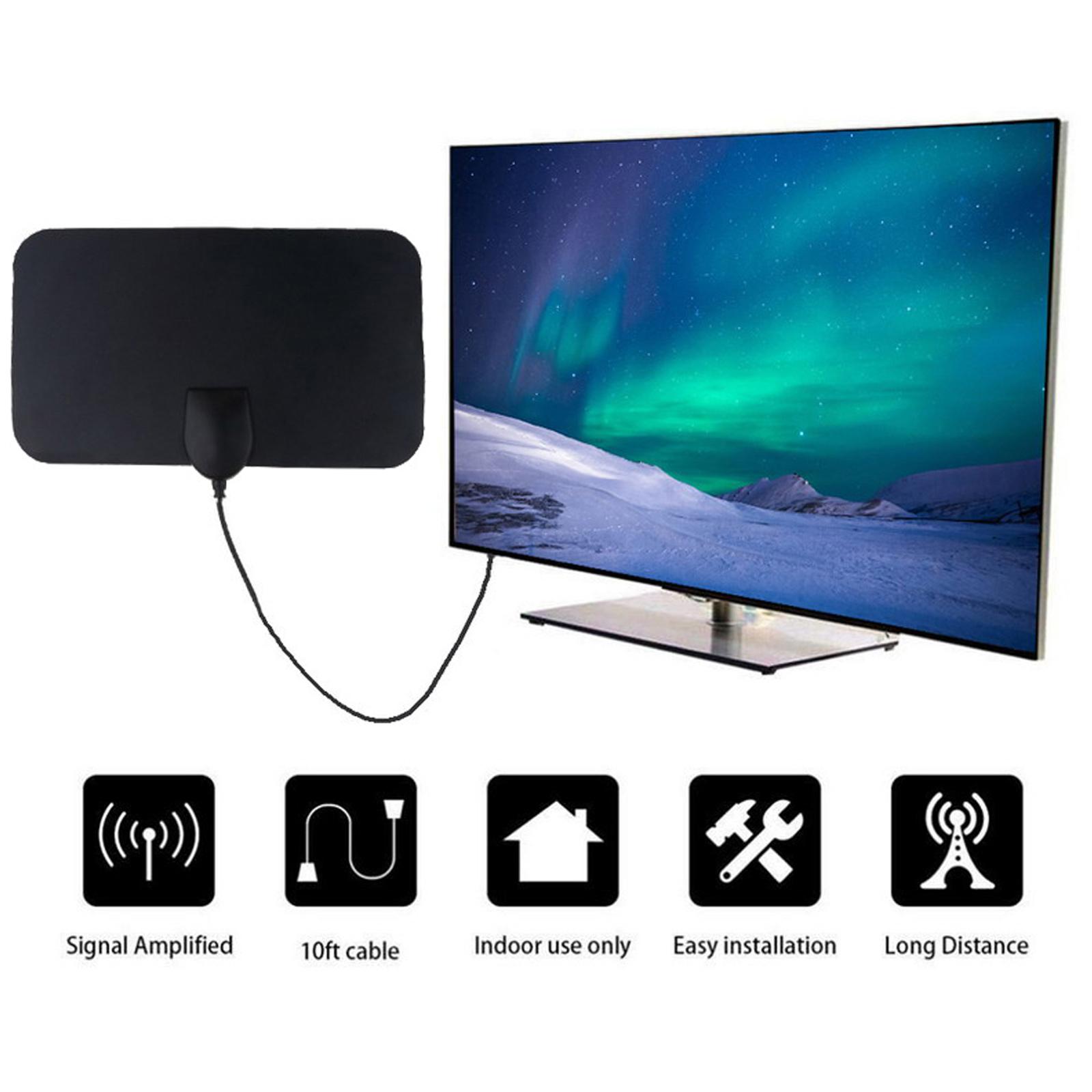 Outdoor Camping Tv - Antenne TV numérique HD intérieure 1800