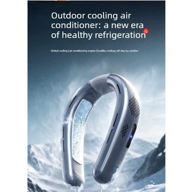 Camping Quiet - Ventilateur de cou portable, mini ventilateur