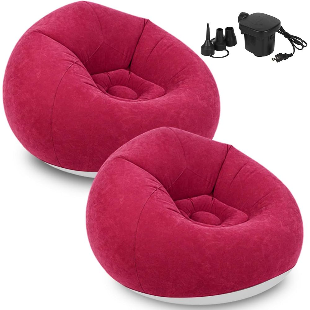Outdoor Camping Couch - Fauteuils poufs pour adultes avec pompe