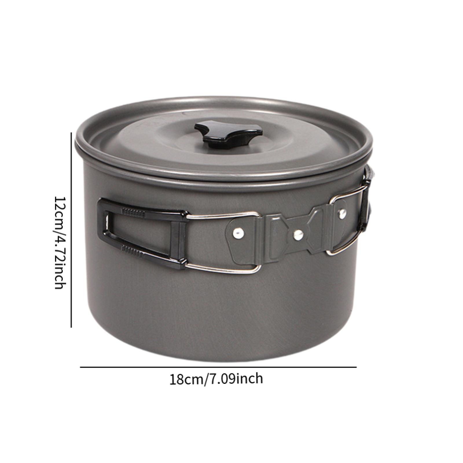 Outdoor Camping Kitchen Setup - Casserole de camping légère antiadhésive en
