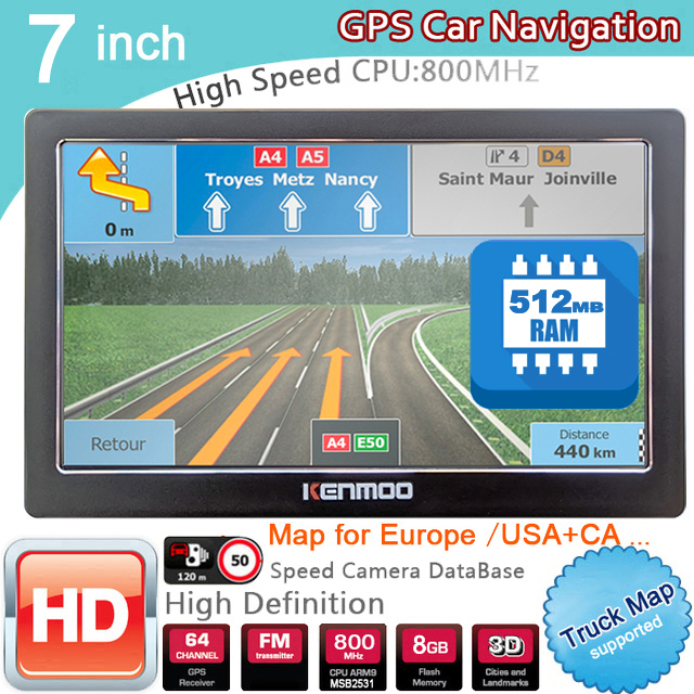 Outdoor Camping Van - Navigation GPS portable HD 7 pouces,