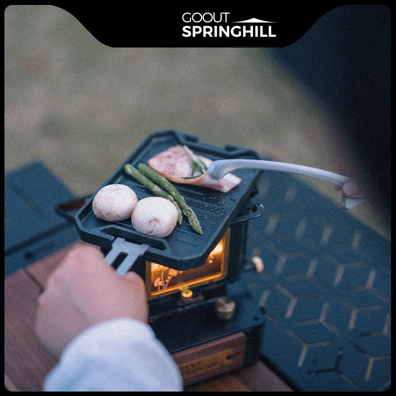 Outdoor Camping Oven - COOUT SPRINGHILL Mini-gril d'extérieur léger et