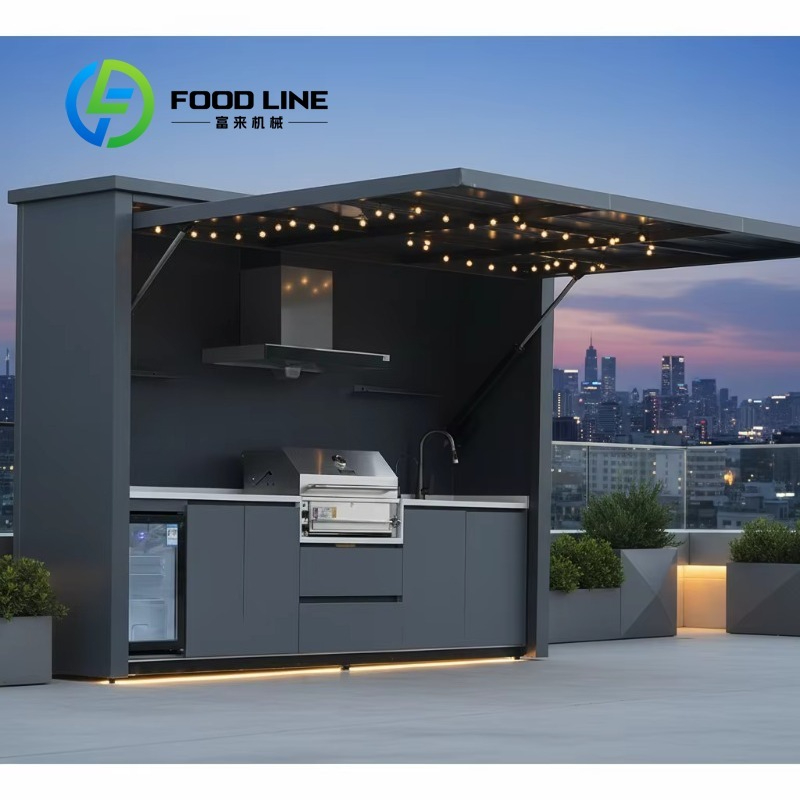 Outdoor Camping Kitchen Setup - Cuisine de camping extérieure de luxe