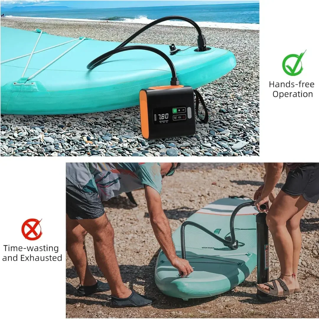 Pompe à air portable pour le c - Outdoor Inflatable Camping Tent With Air Pump avis et prix
