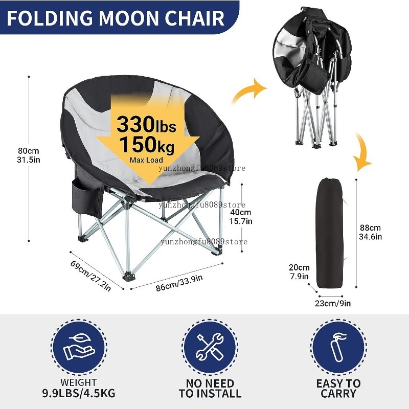 Fauteuil de camping surdimensi - Outdoor Camping Backpack avis et prix