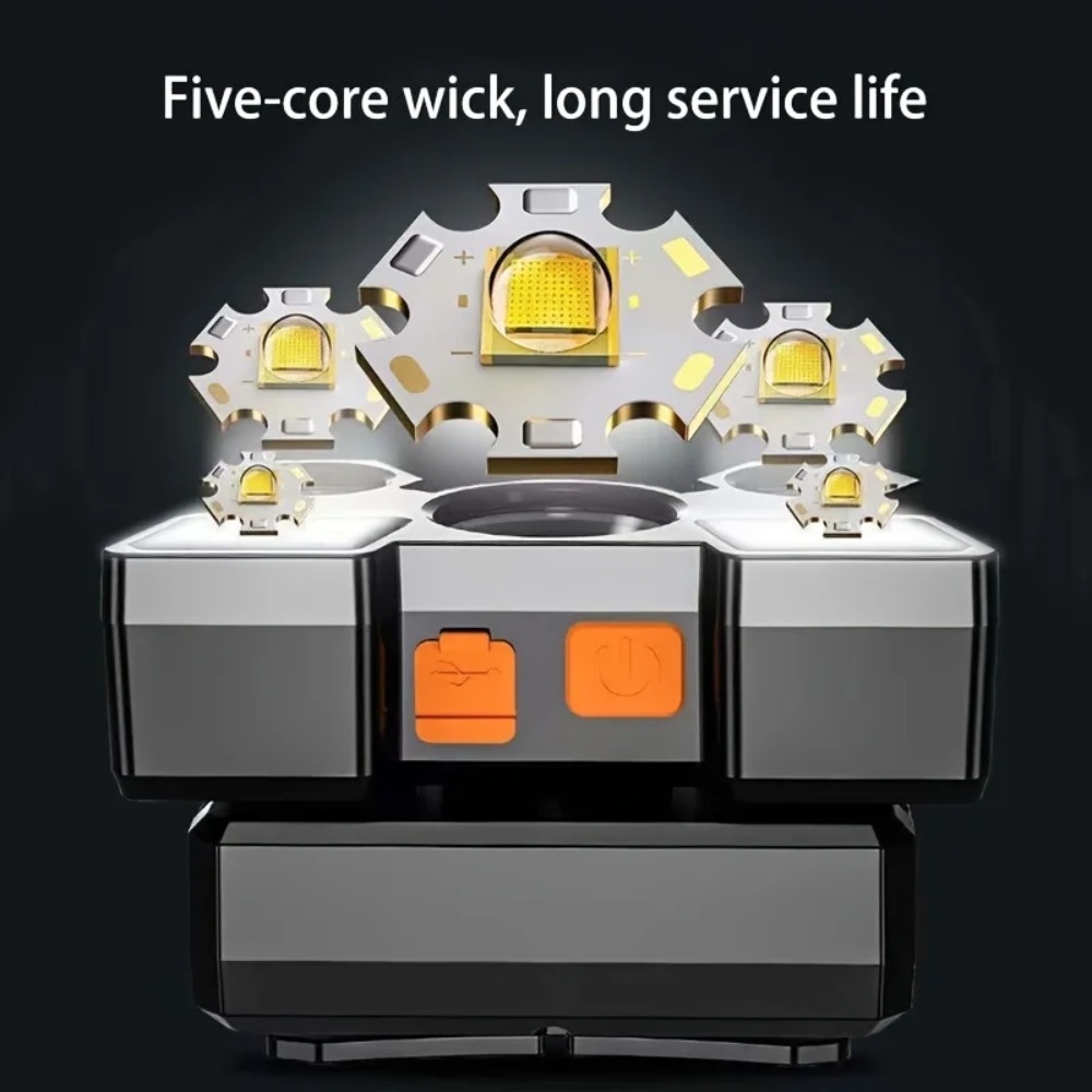 Lampe frontale à 5 LED haute p - Outdoor Camping Adventure Lamp avis et prix