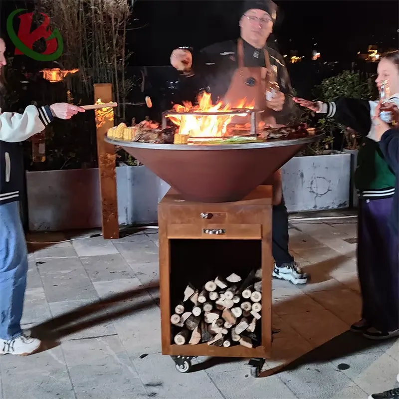 Barbecue portable en acier Cor - Outdoor Camping Oven avis et prix