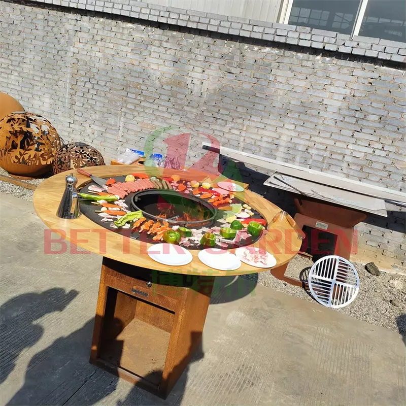 Barbecue portable en acier Cor - Outdoor Camping Oven avis et prix