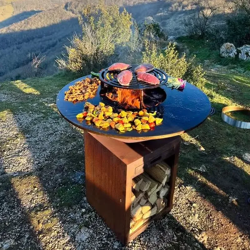 Barbecue portable en acier Cor - Outdoor Camping Oven avis et prix