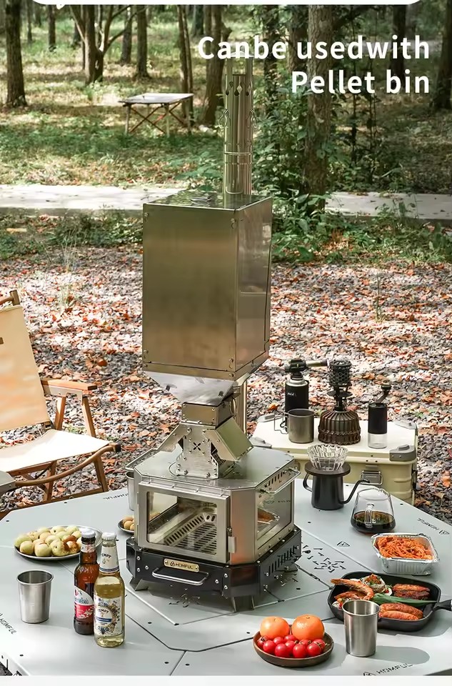 Poêle à bois portable HOMFUL p - Outdoor Camping Oven avis et prix