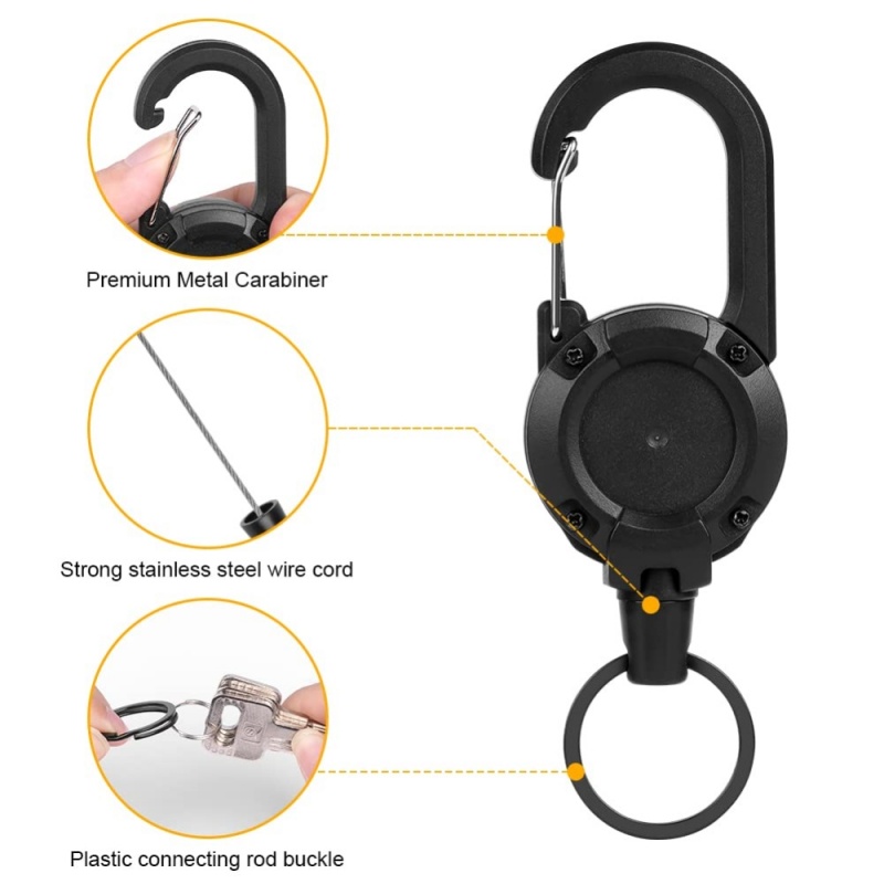 Porte-clés rétractable d'extér - Outdoor Camping Logo avis et prix