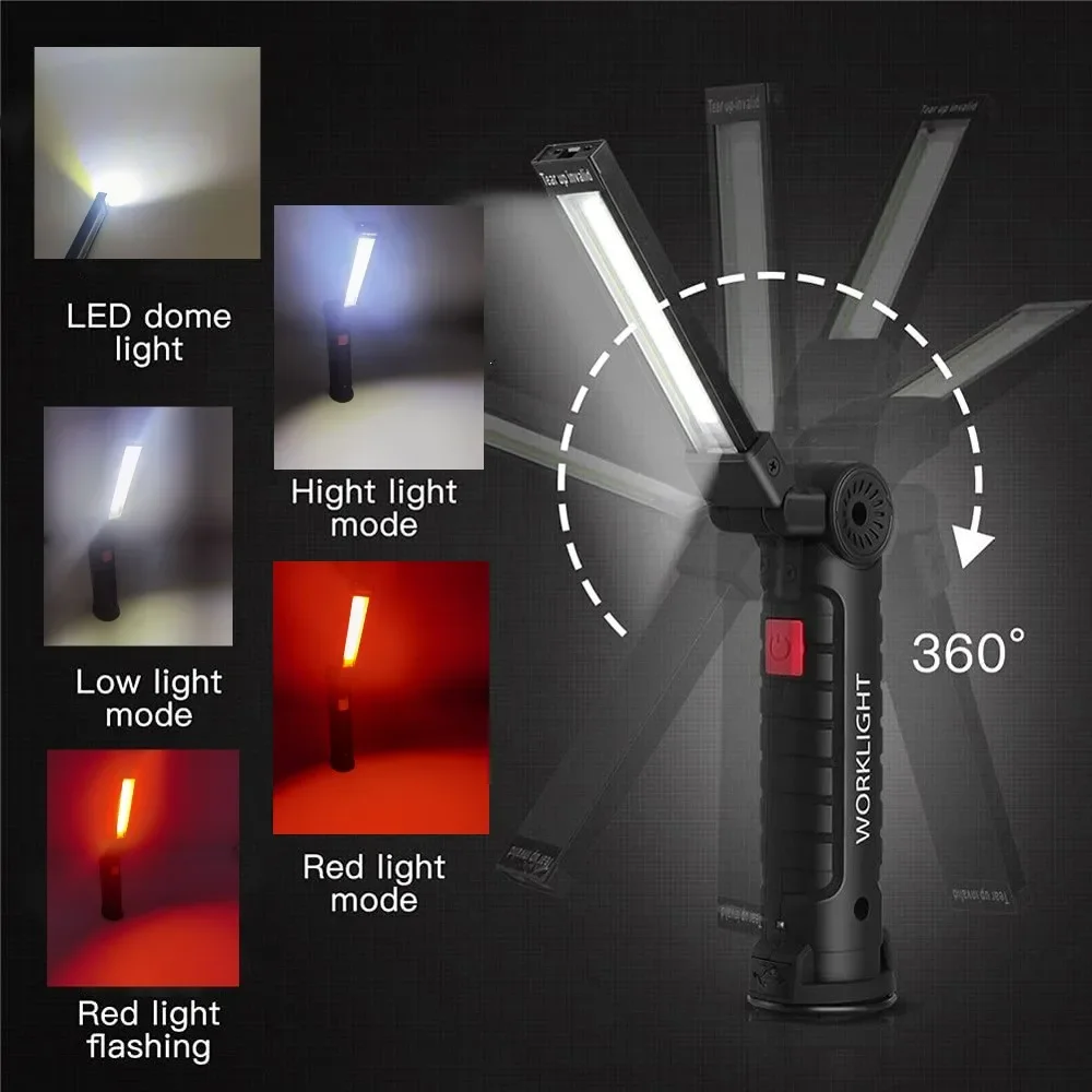 Lampe de poche LED COB Portabl - Outdoor Camping Adventure Lamp avis et prix