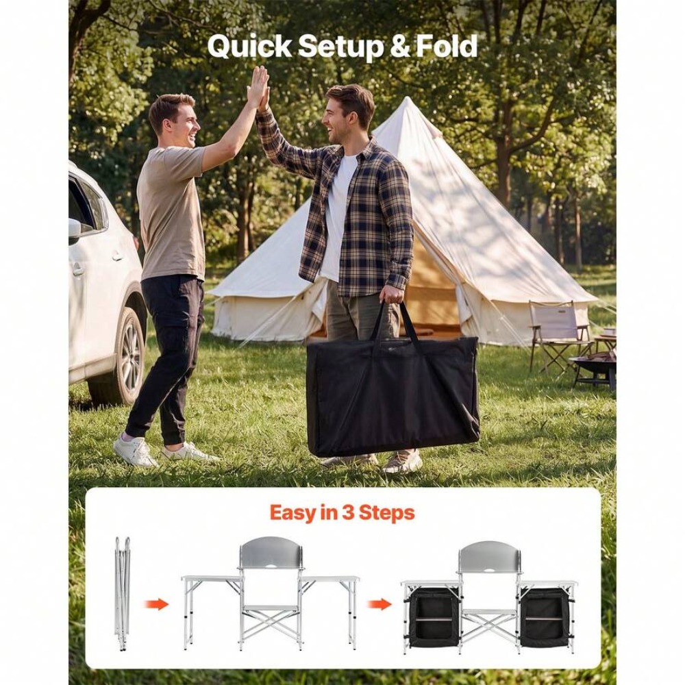 Table de camping pliable porta - Outdoor Camping Kitchen Setup avis et prix