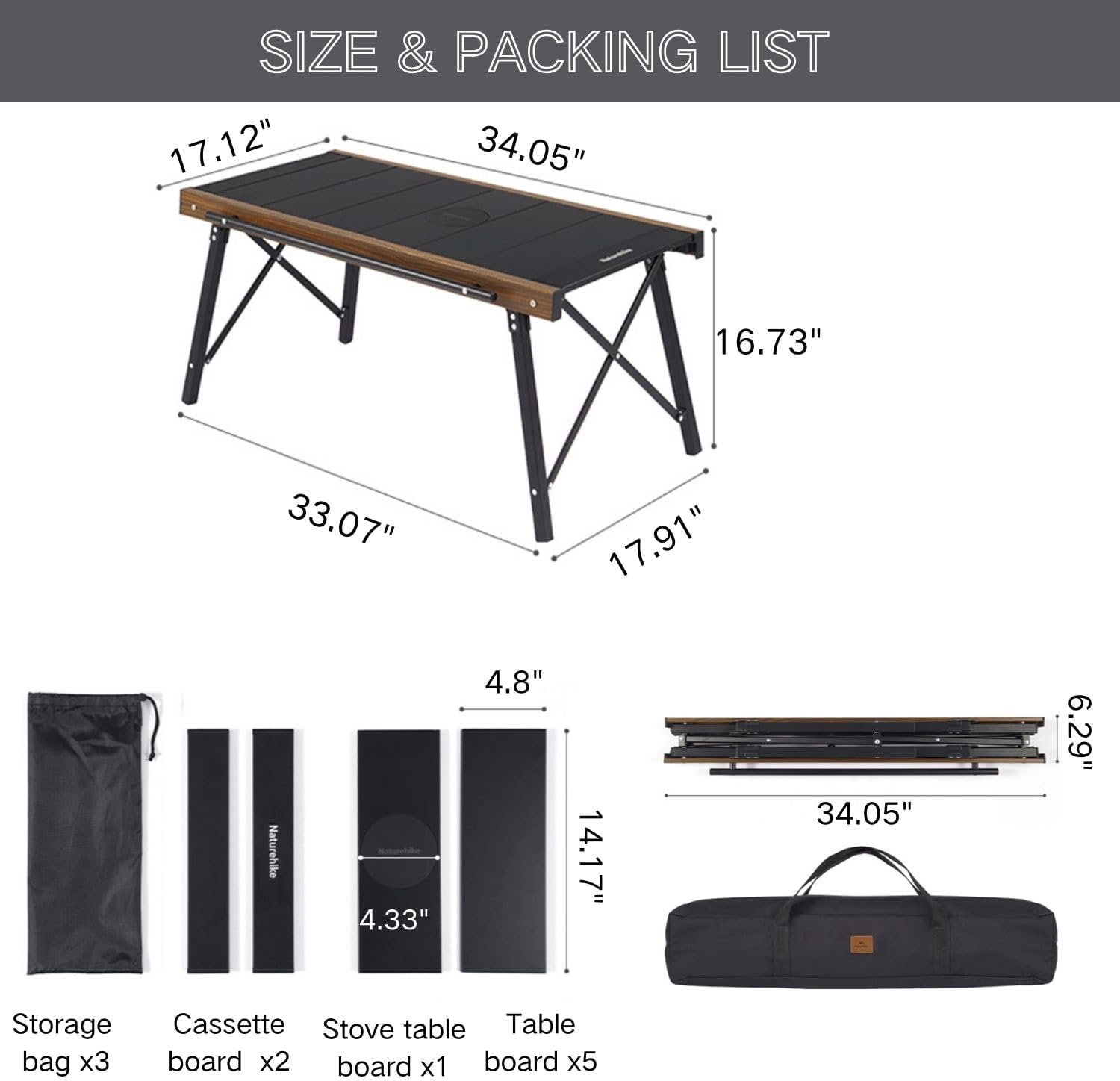 Table de camping pliable IGT,  - Outdoor Camping Kitchen Setup avis et prix