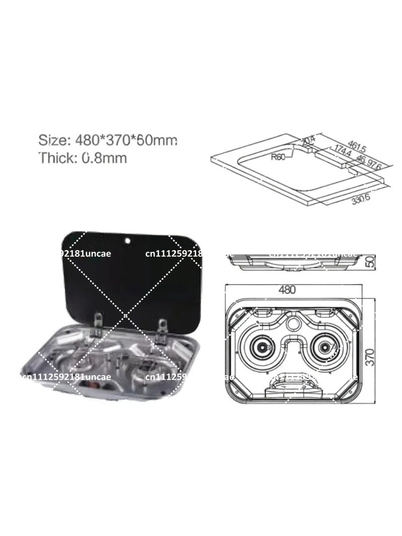 Cuisinière à gaz double brûleu - Outdoor Camping Burner avis et prix