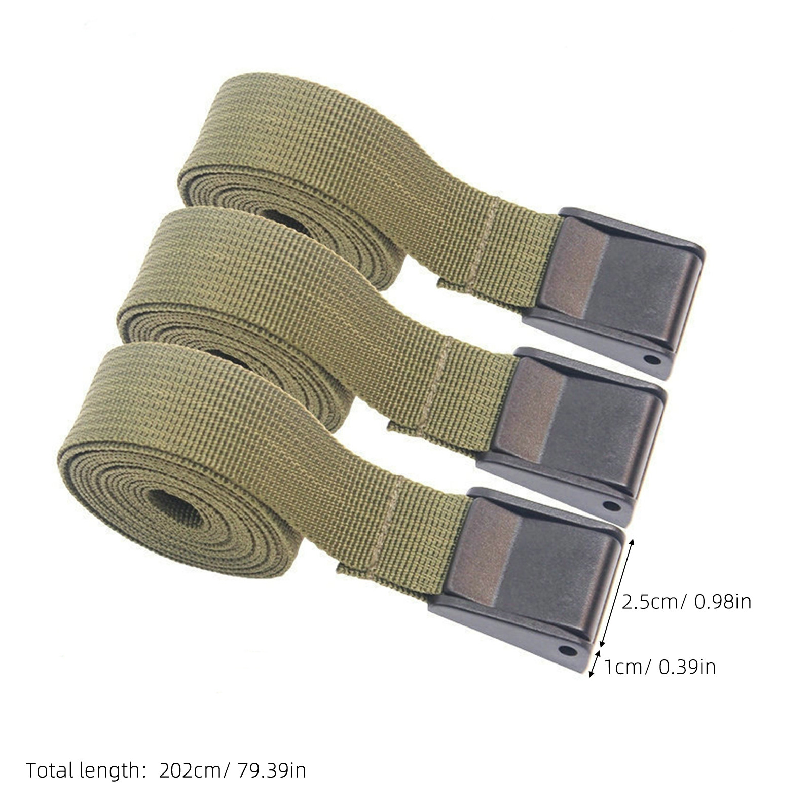 3 sangles de fixation vert mil - Outdoor Camping Backpack avis et prix