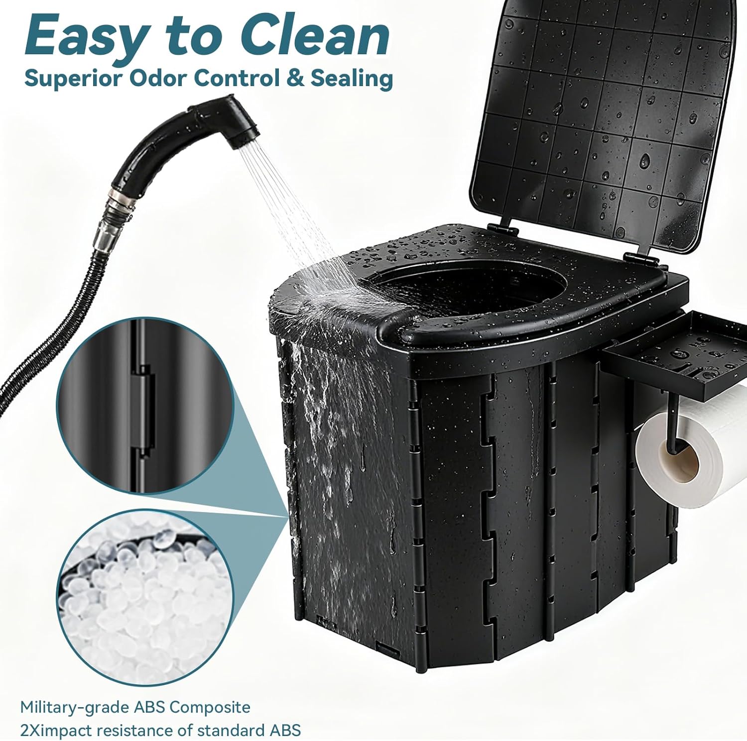 Toilette pliable portable, pot - Outdoor Camping Van avis et prix