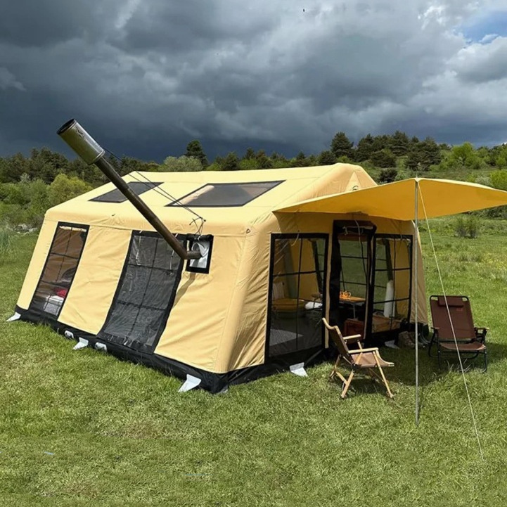 Grande tente gonflable en PVC  - Outdoor Inflatable Camping Tent With Air Pump avis et prix