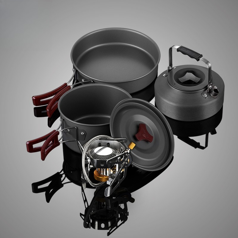 Ensemble de cuisson portable à - Outdoor Camping Kit avis et prix