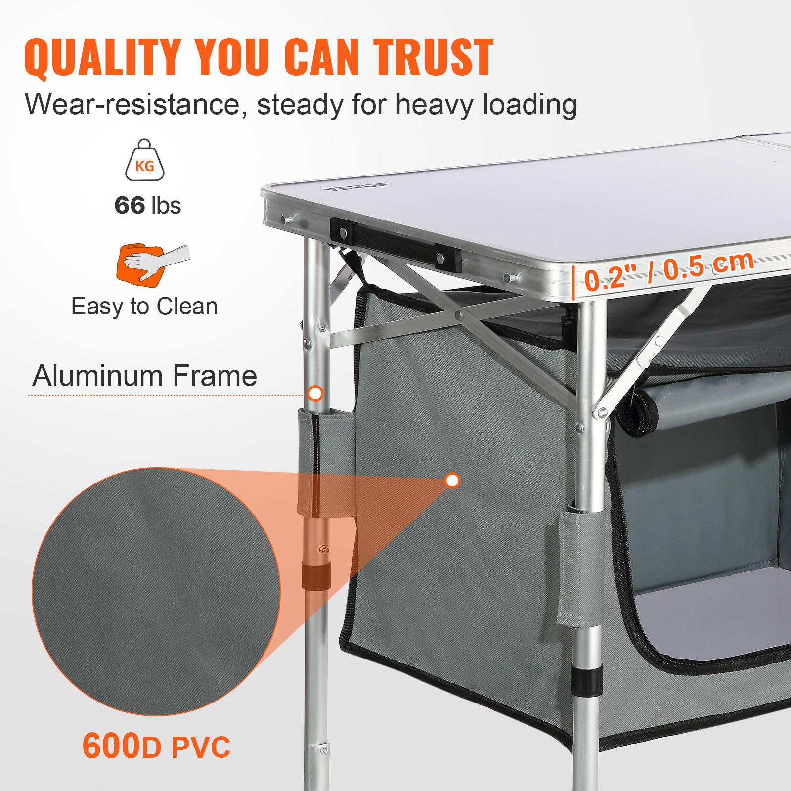 Table de camping SucceBuy à mo - Outdoor Camping Kitchen Setup avis et prix