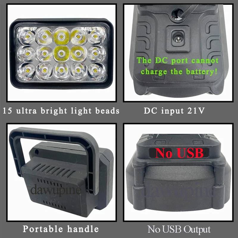 Pour Makita 18V Li-ion batteri - Outdoor Camping Adventure Lamp avis et prix