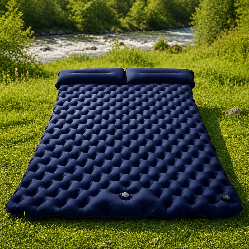 Matelas gonflable double léger - Outdoor Inflatable Camping Tent With Air Pump avis et prix