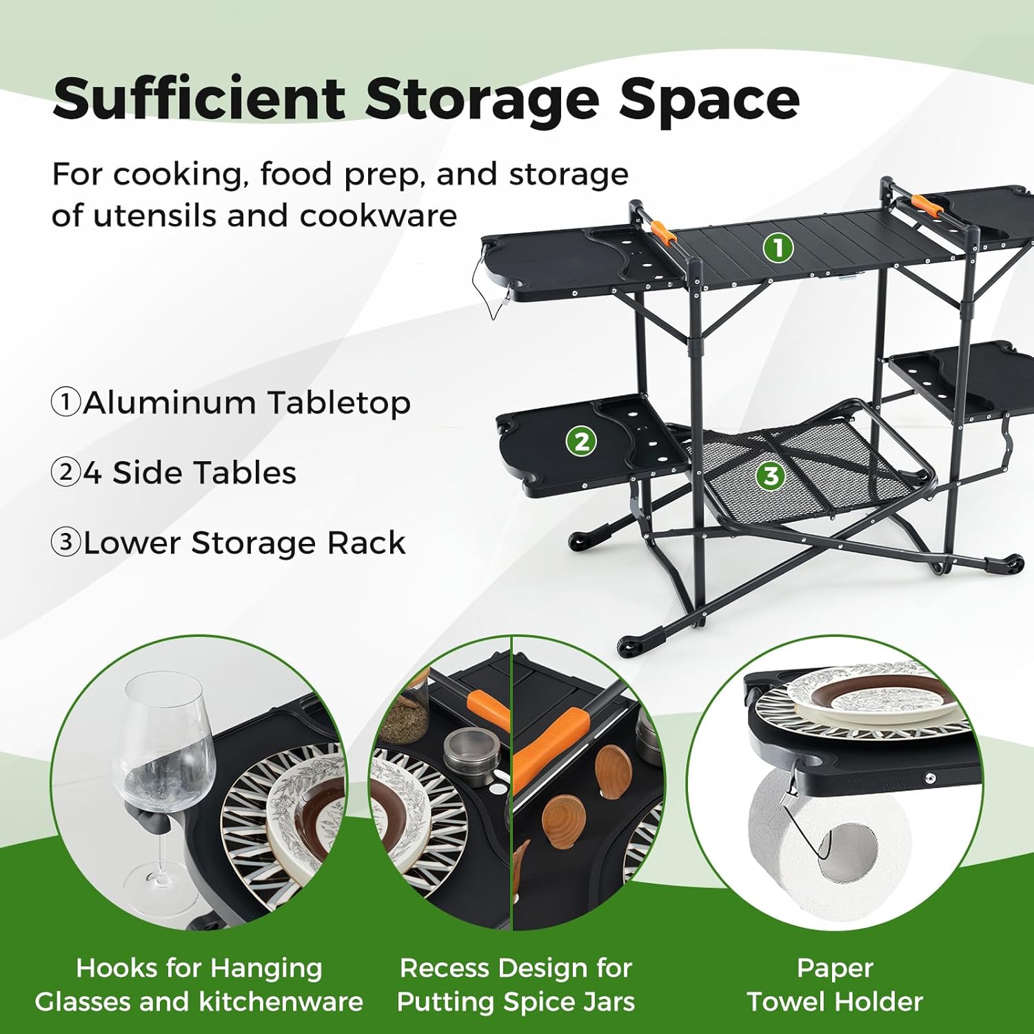 Table de cuisson pliante porta - Outdoor Camping Kitchen Setup avis et prix