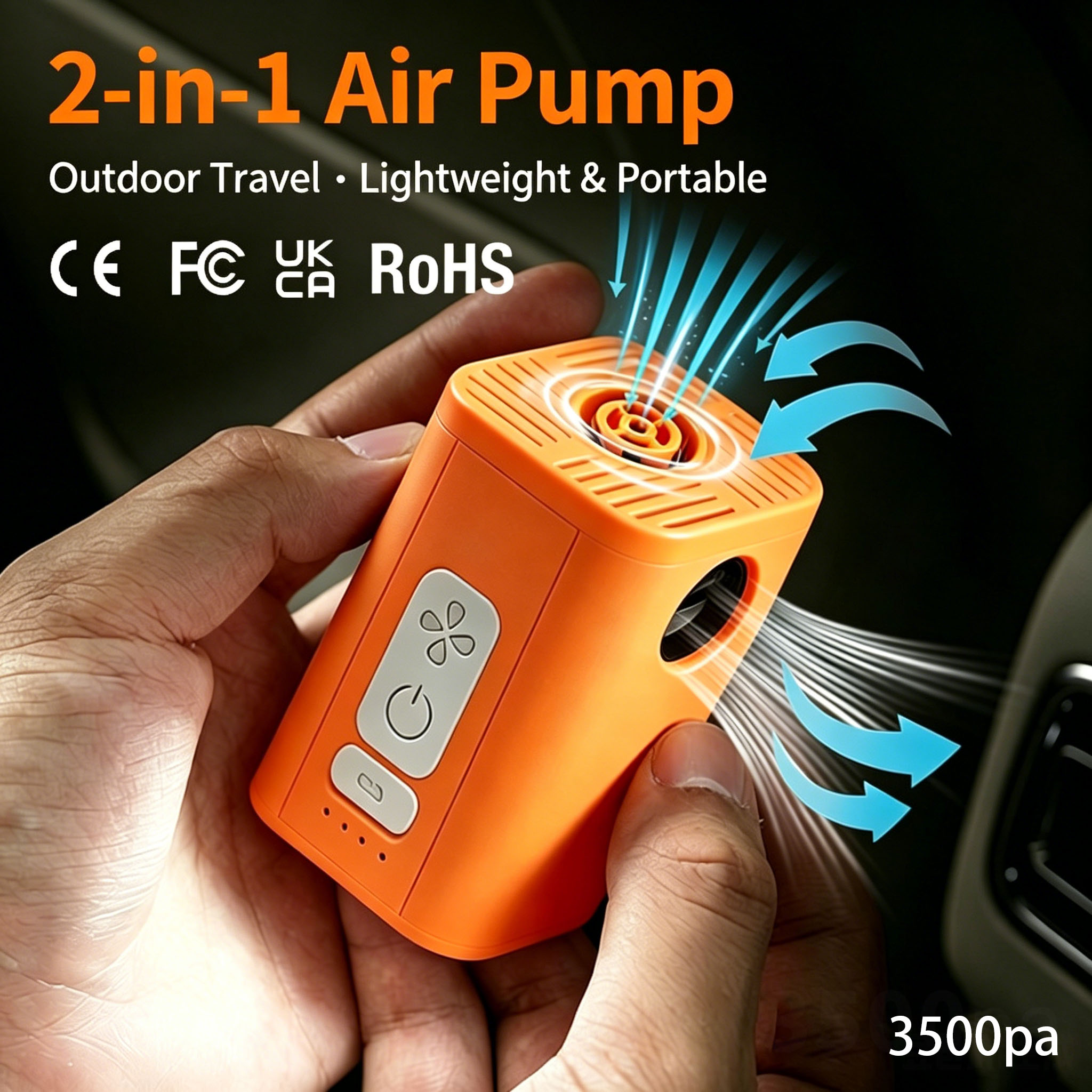 Pompe à air rechargeable 2-en- - Outdoor Inflatable Camping Tent With Air Pump avis et prix