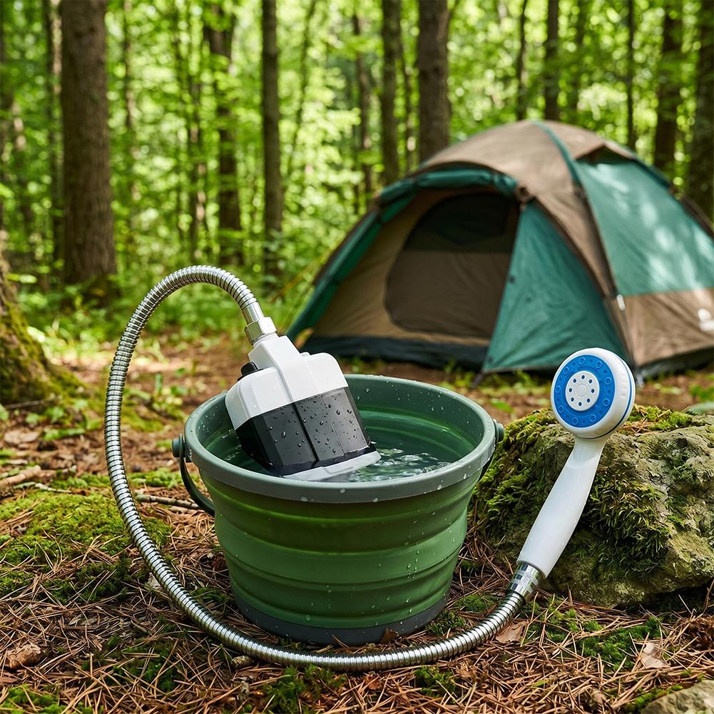 Kit de douche de camping extér - Outdoor Camping Carpet avis et prix