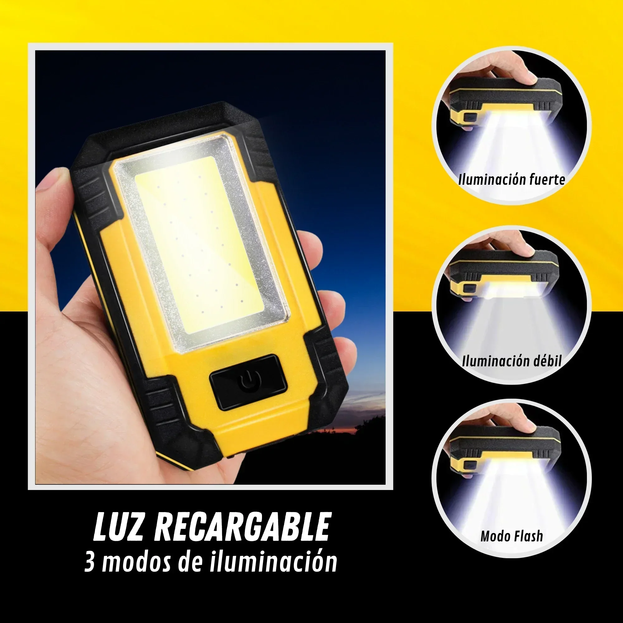 Lampe de travail rechargeable  - Outdoor Camping Accessories avis et prix