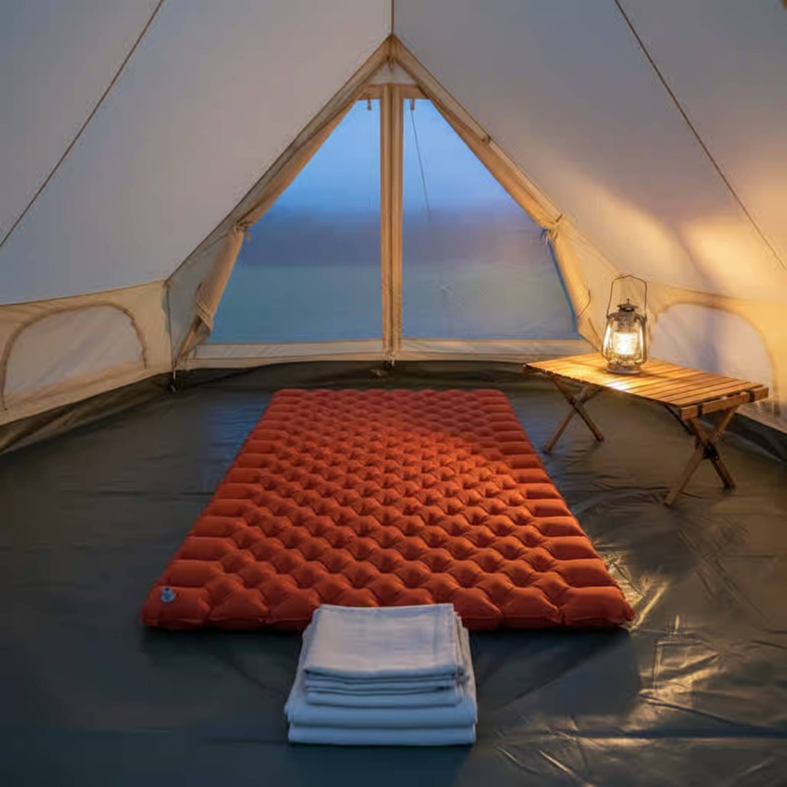Matelas de camping gonflable e - Outdoor Camping Carpet avis et prix