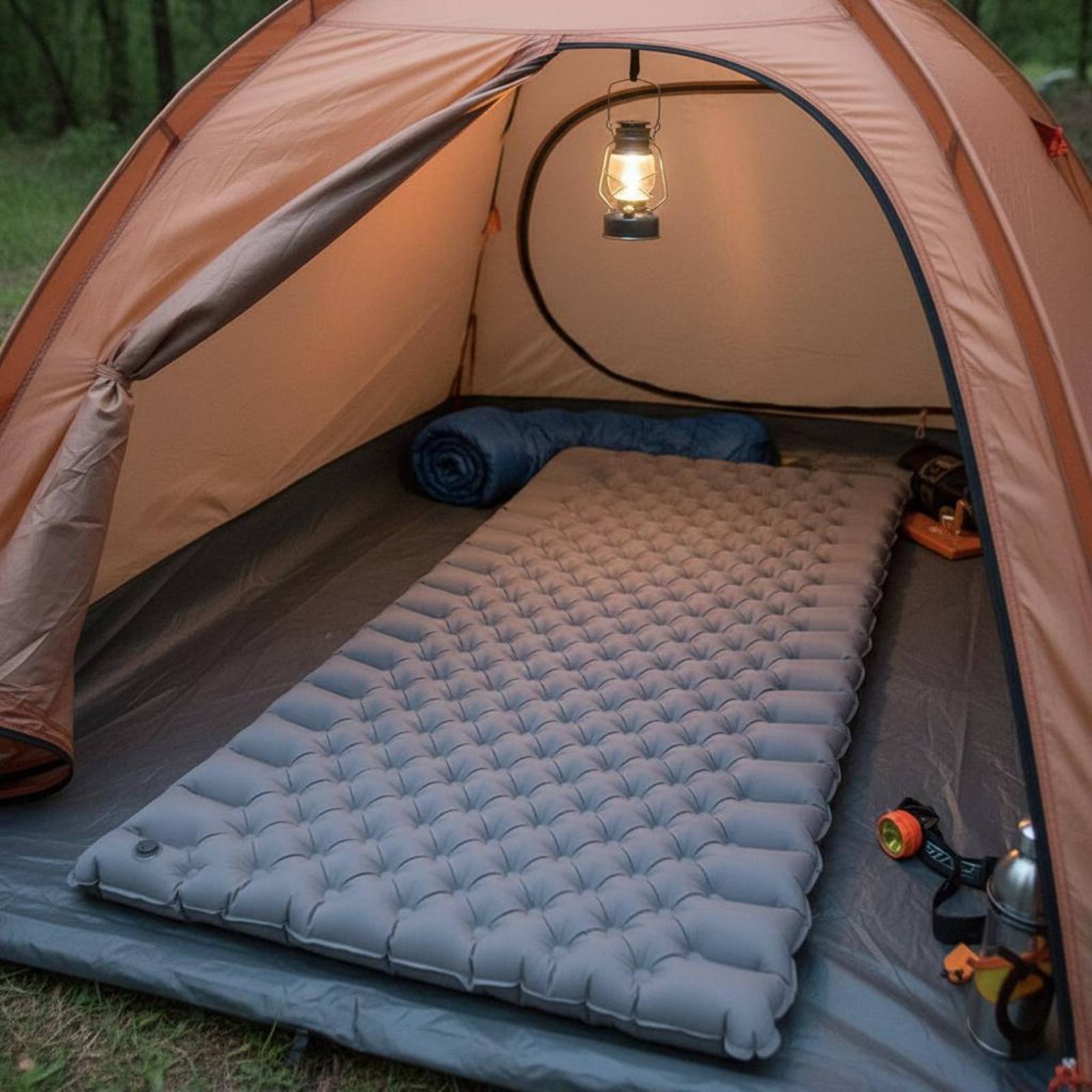 Matelas de camping gonflable e - Outdoor Camping Carpet avis et prix