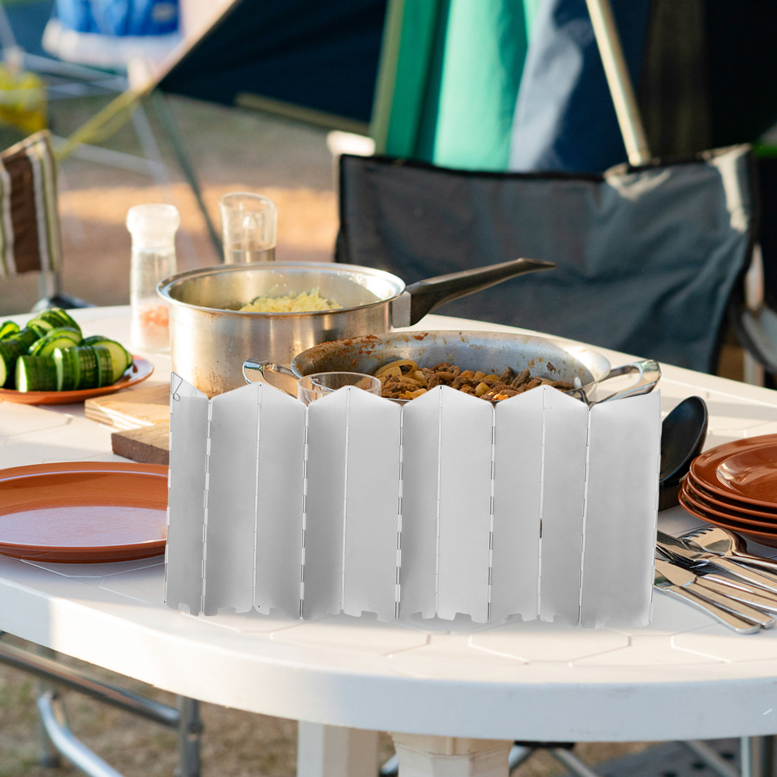 Pare-vent pliable en aluminium - Outdoor Camping Stove avis et prix