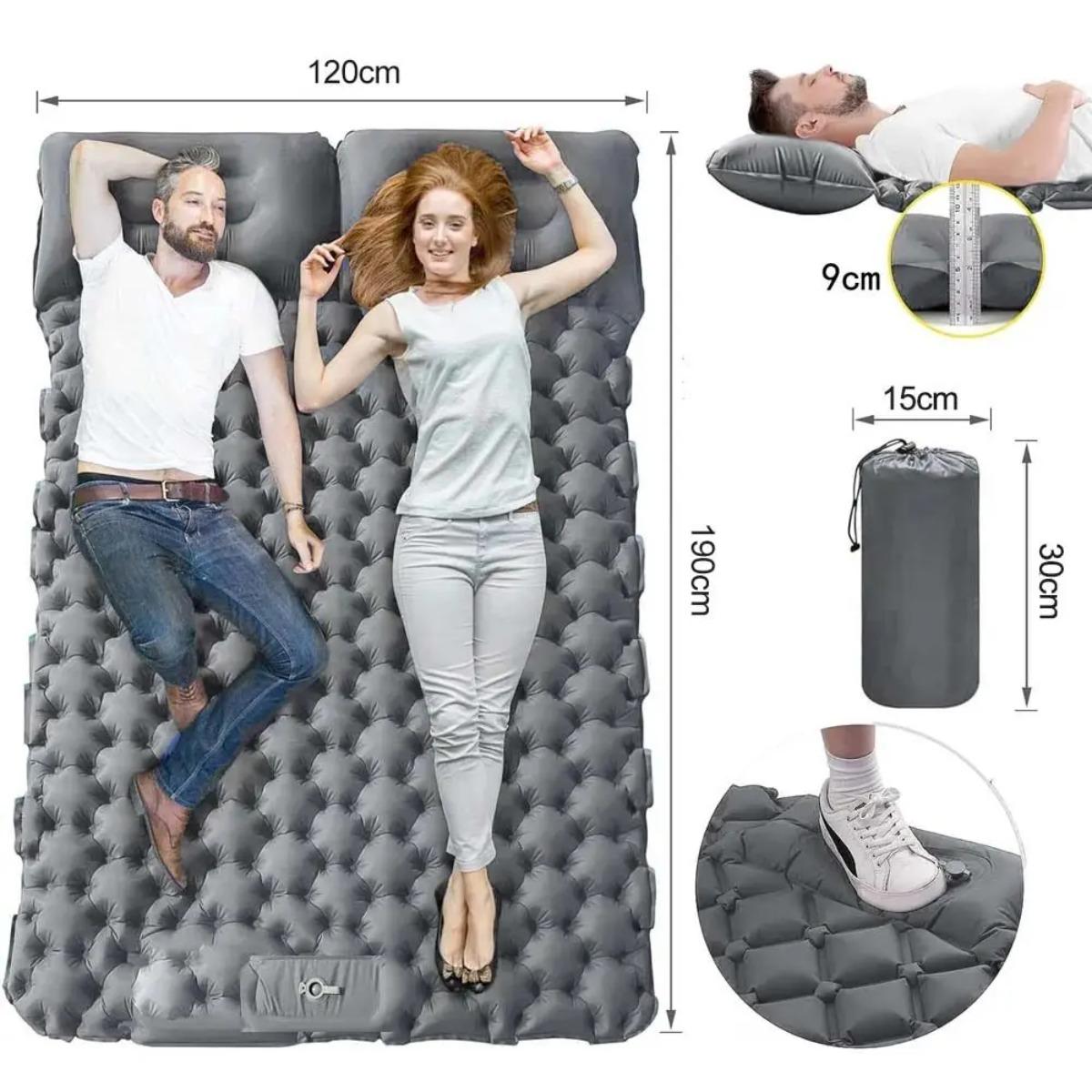 Matelas pneumatique simple et  - Outdoor Camping Carpet avis et prix
