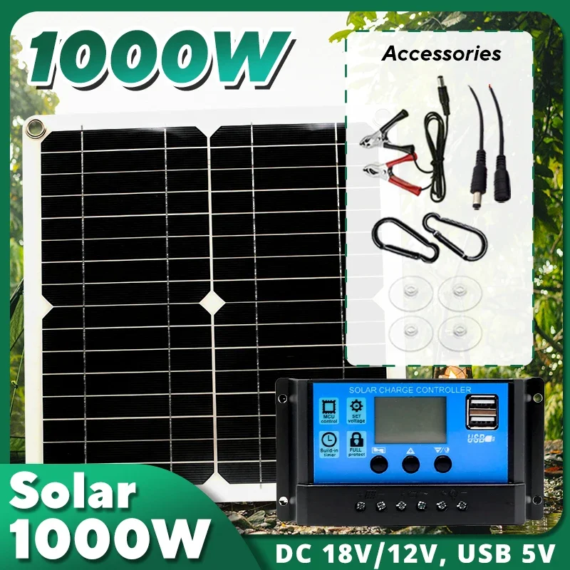 Kit de panneau solaire 1000W,  - Outdoor Camping Van avis et prix