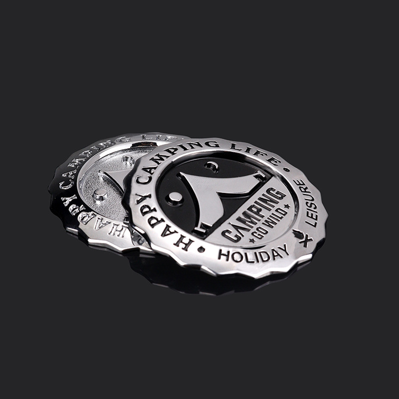 Badge de voiture de Camping 3D - Outdoor Camping Logo avis et prix