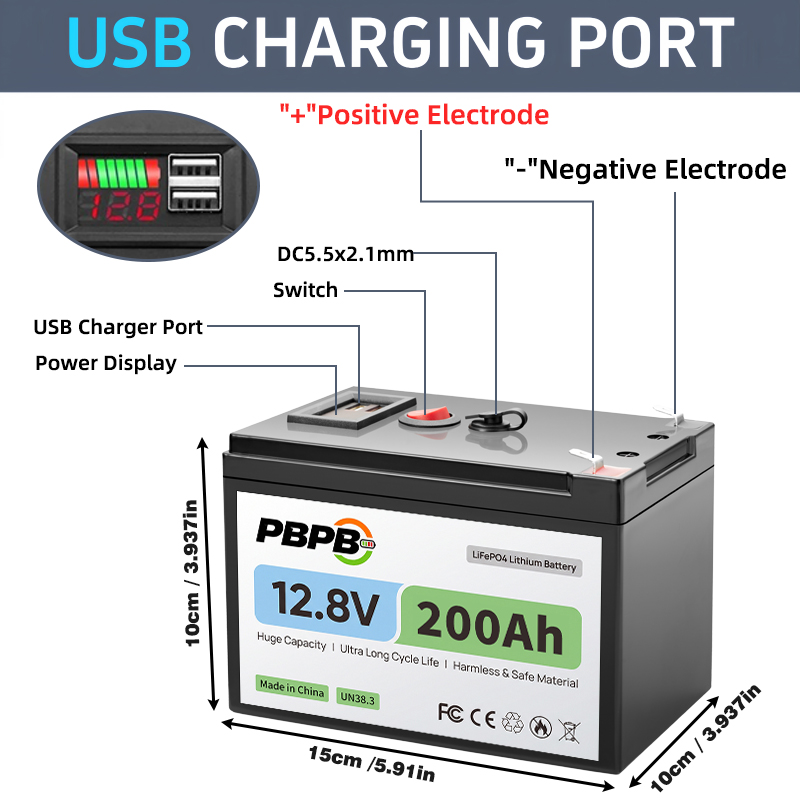 Batterie au lithium LiFePO4 12 - Outdoor Camping Tv avis et prix