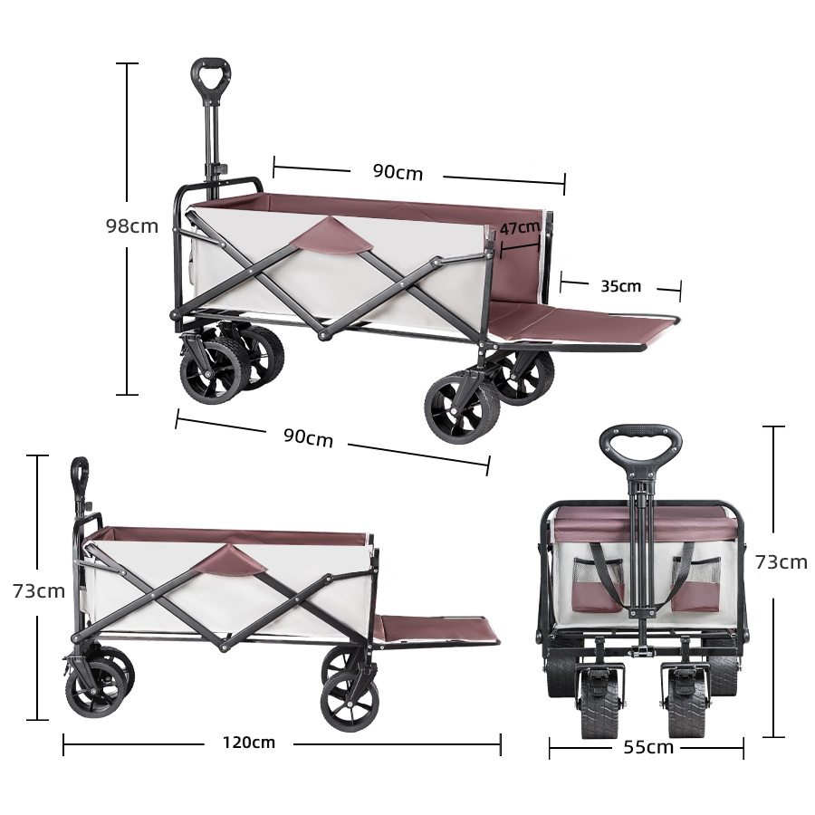 Chariot pliant à extension Ext - Outdoor Camping Van avis et prix