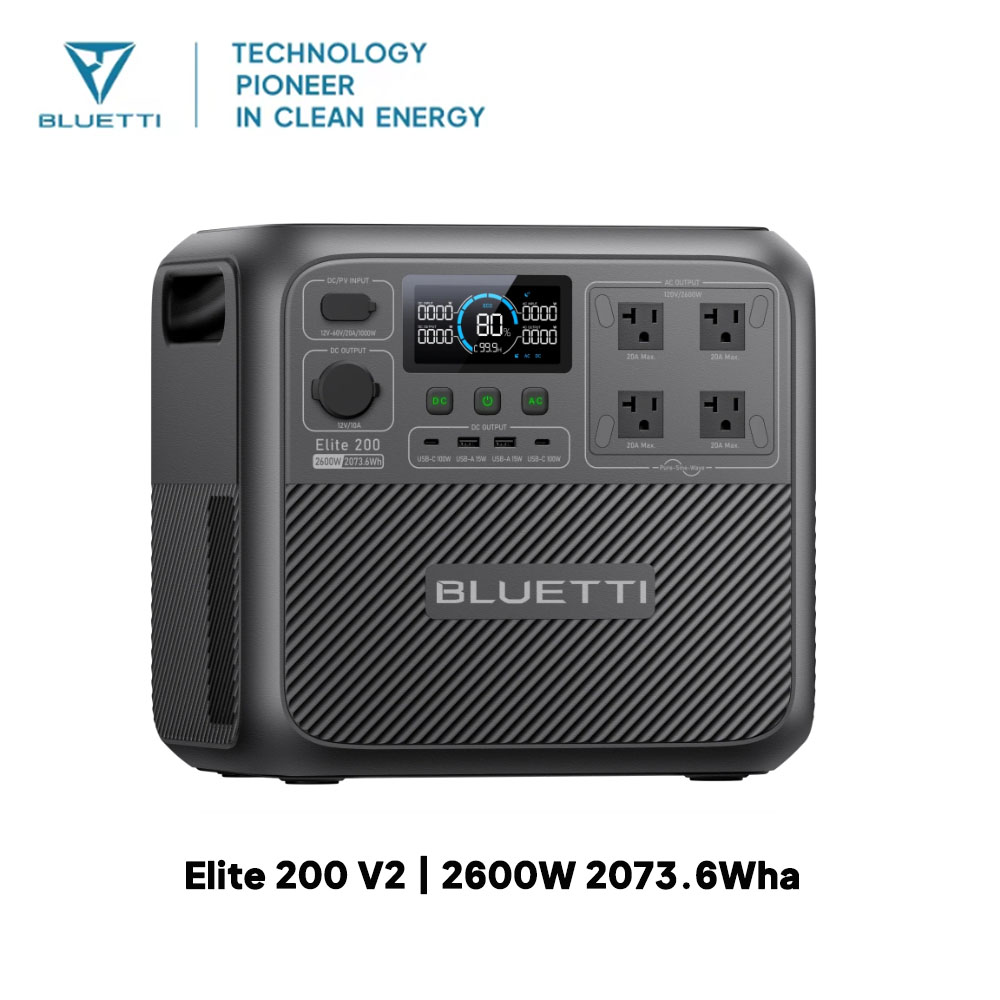 【Renew】BLUETTI Elite 200 V2 St - Outdoor Camping Kit avis et prix