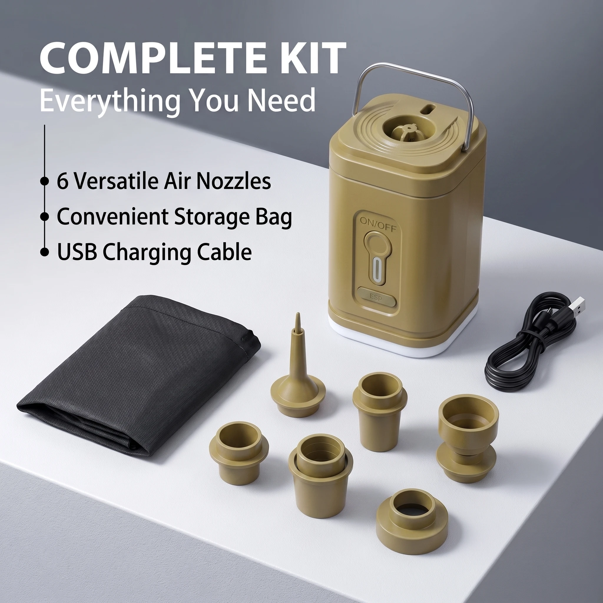 Mini Pompe à Air Sans Fil USB- - Outdoor Inflatable Camping Tent With Air Pump avis et prix