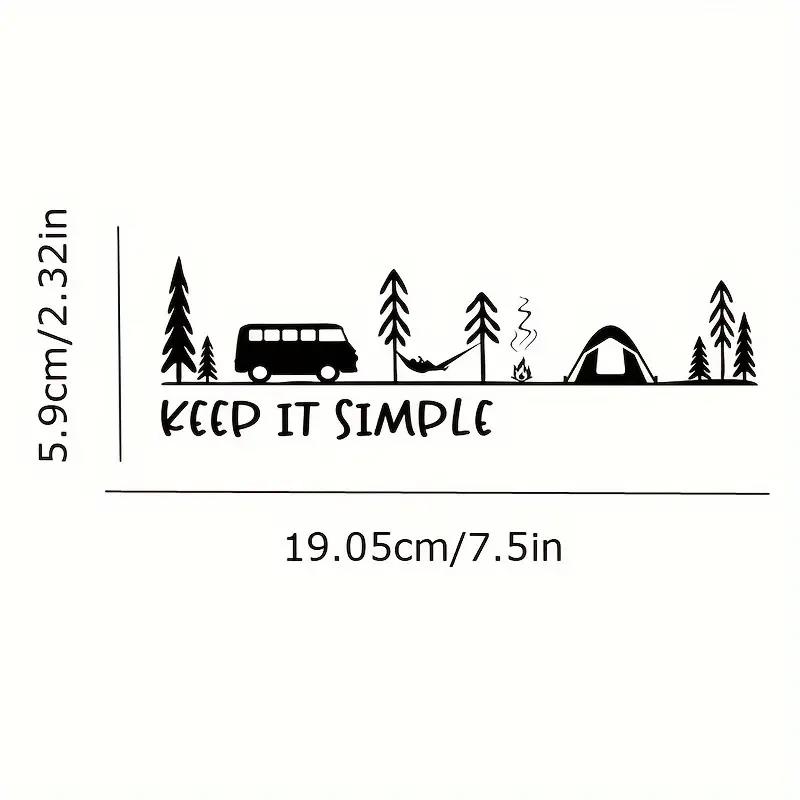 Autocollants en vinyle pour vo - Outdoor Camping Logo avis et prix